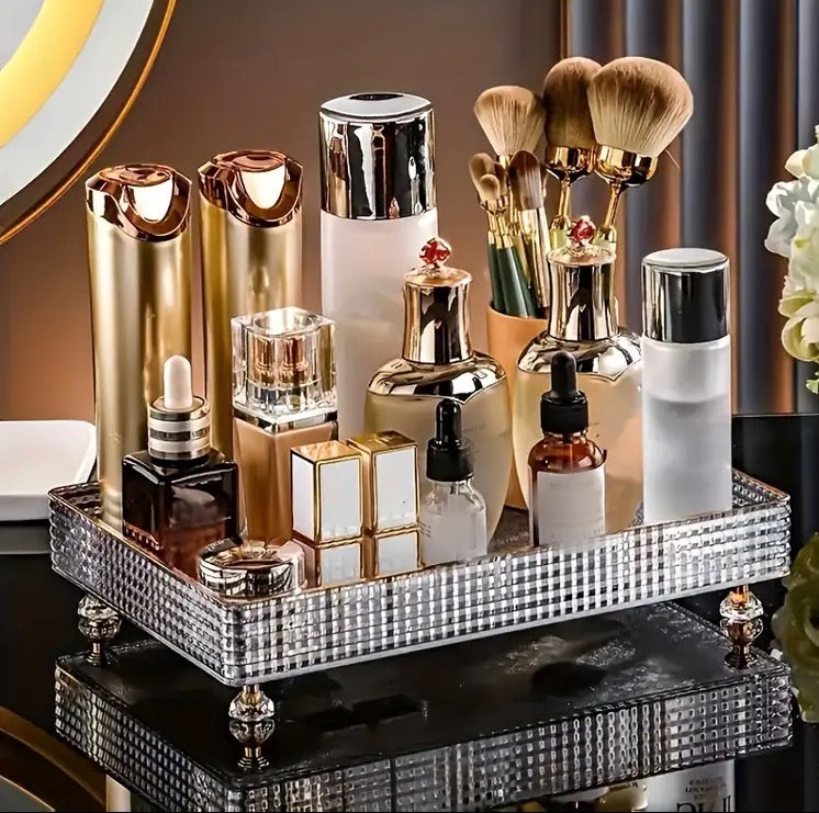 Large Capacity Vanity Tray for Perfumes Makeup