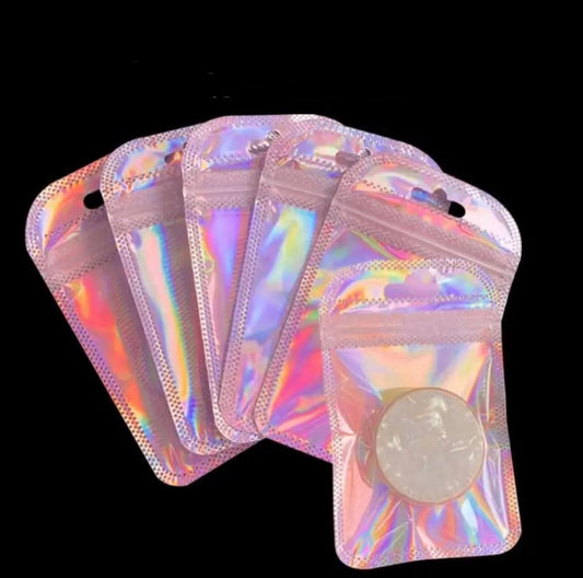 Pink Portable Jewellery Sealing Packaging Bags