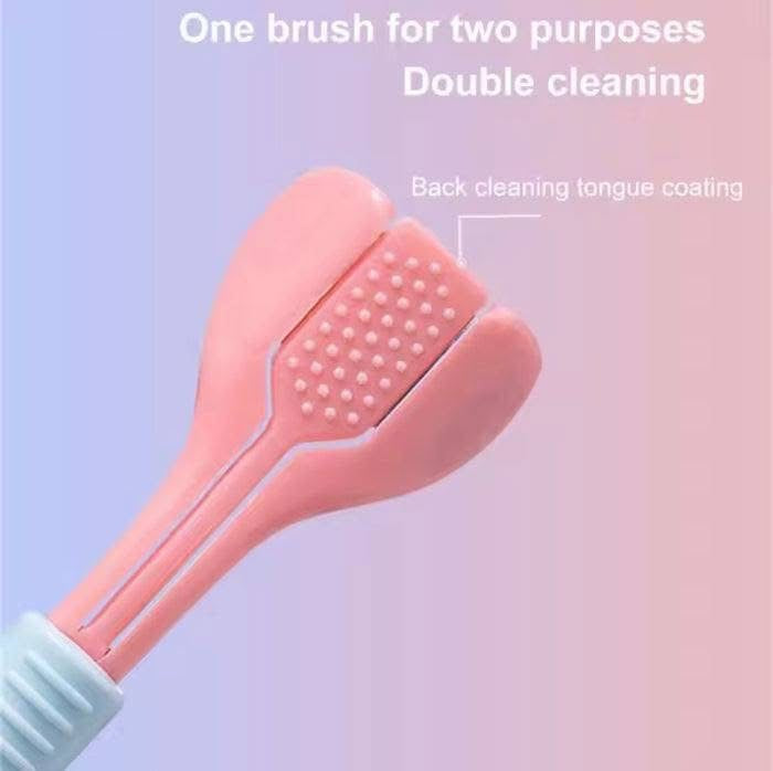 Three Sided Soft Bristles Deep Cleaning Teeth Brush