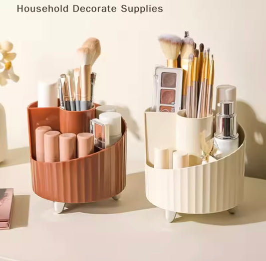 Rotating Makeup Brushes Holder