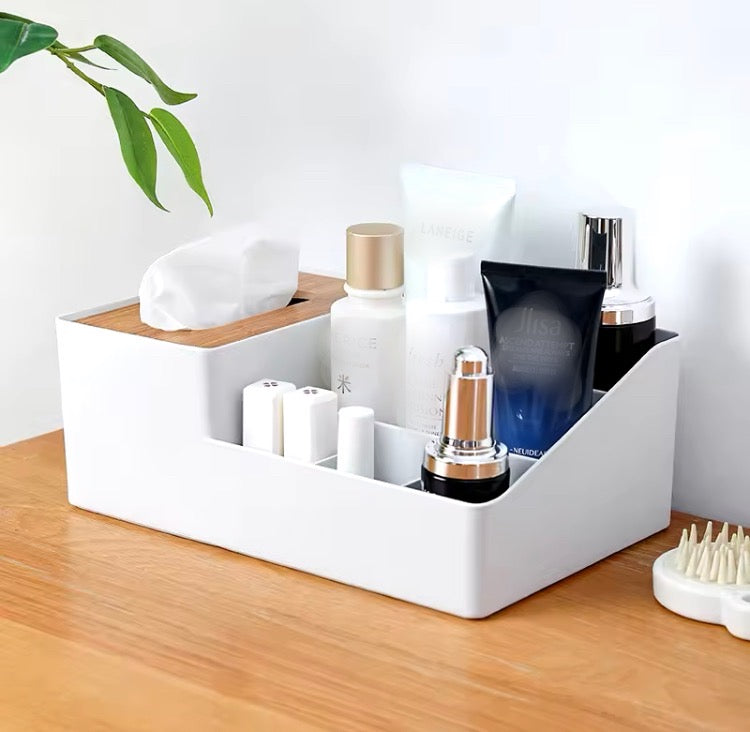 Tissue Box with Storage Holder