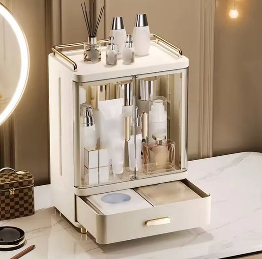 Large Capacity Cupboard Style Cosmetics Makeup Organizer