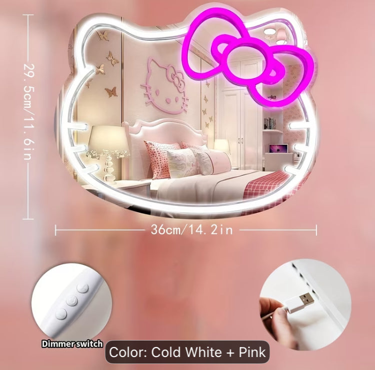 Wall Mounted Vanity LED Mirror with Soft Glow Light