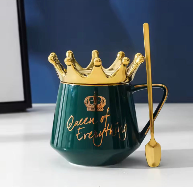 300ml Nordiac Crown Queen of Everything Ceramic Mug