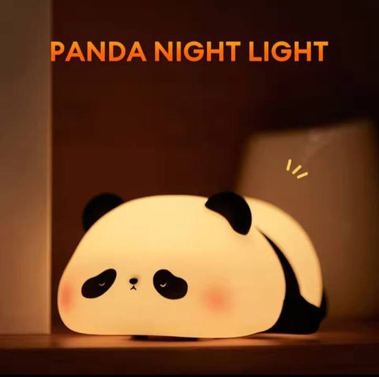 Silicone Rechargeable Panda Night Light Lamp
