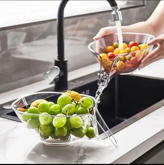 Fruits Vegetables Washing Drainer Bowls