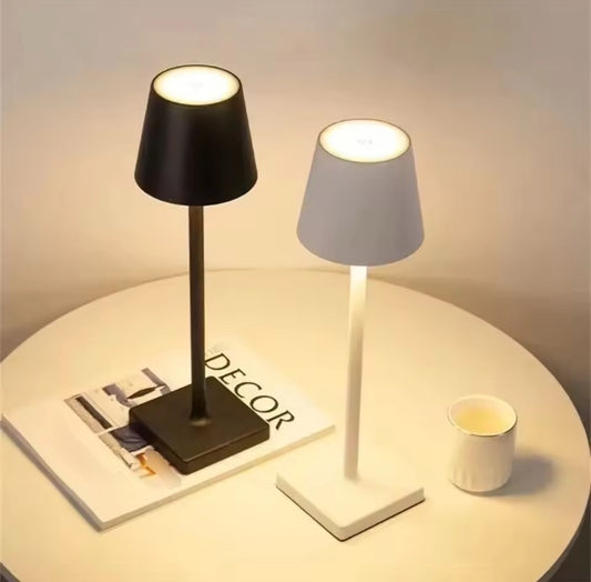 Retro Rechargeable Touch Led Table Lamp with 3 Colours Changing