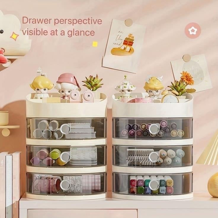 3 Layer Jewellery and Cosmetics Organizer