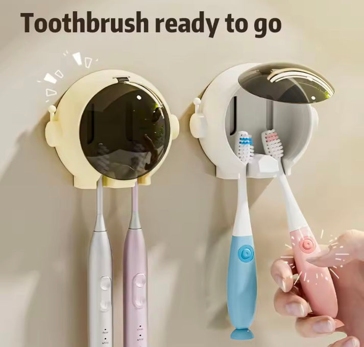 Wall Mounted Toothbrush Holder