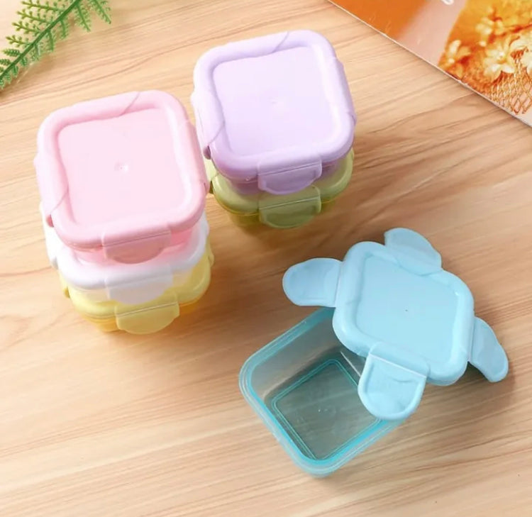 4 Pcs Mini BPA Free Multipurpose Storage Boxes