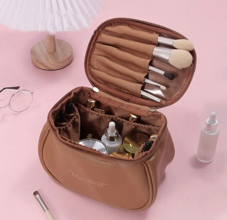 PU Leather Makeup Cosmetics Bag Imported High Quality
