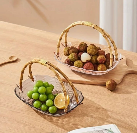 Stylish Acrylic Fruit Serving Tray