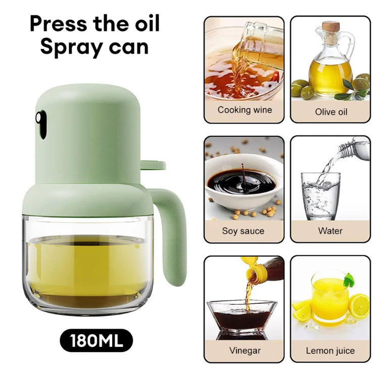 180ml Oil Dispenser Bottle Glass Kitchen Spray