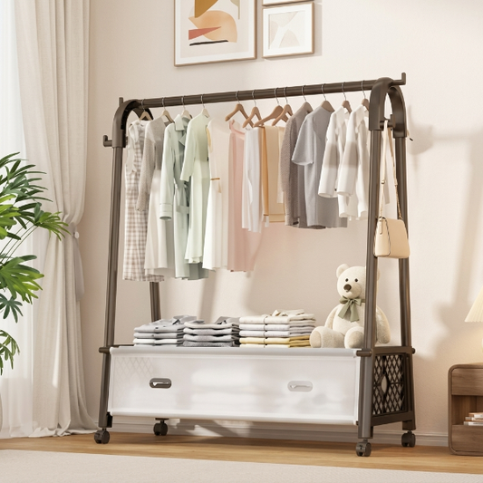 Heavy Quality Big Clothes Rack with Moveable Wheels