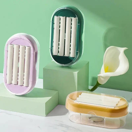 Soap Dispenser with Roller Bubble Case