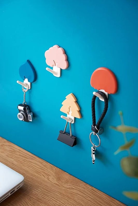 Set of 4 Pcs Strong Wall Adhesive Multifunctional Hooks