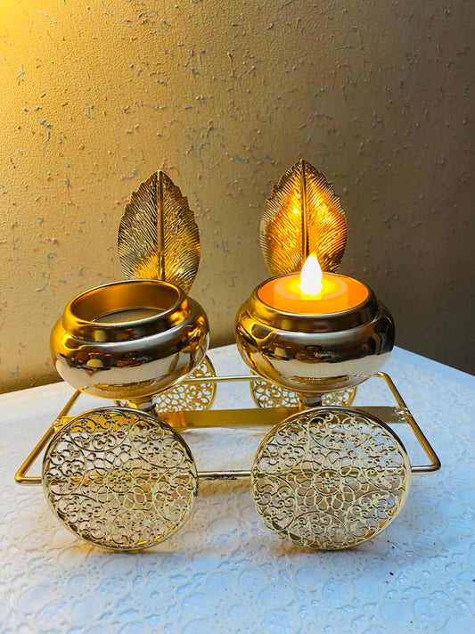 Metal Car Candle Holder