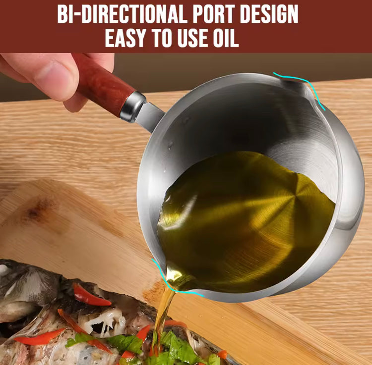 Stainless Steel Hot Oil Multipurpose Saucepan