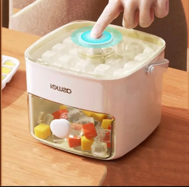 48 Grids Portable Ice Tray Mould  with Storage Box & Tong