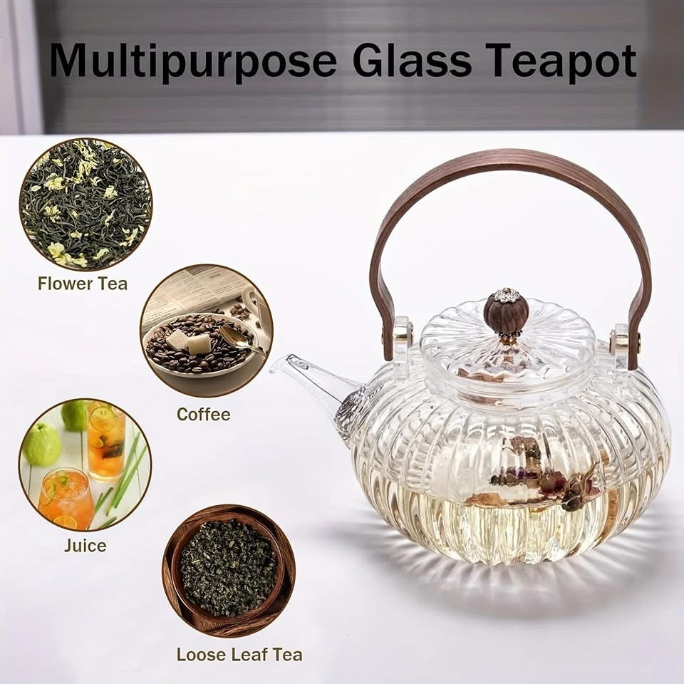 800ml Heat Resistant Glass Teapot