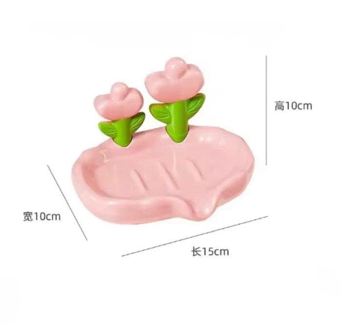 Tulip Flower Shaped Soap Dish