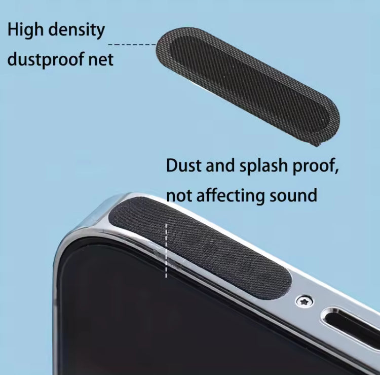 10 Pcs Mobile Phone Speaker Anti-dust Mesh Stickers