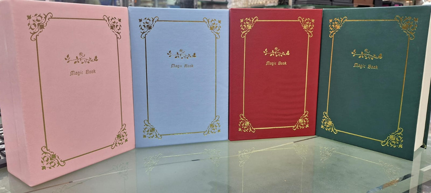 Book Shaped PU Leather Jewellery Box with Magnetic Lock