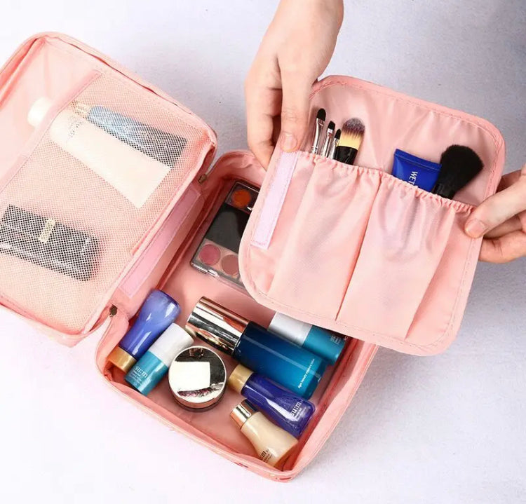 Waterproof Dustproof Floral Cosmetics Makeup Bag