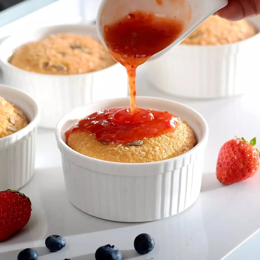 Pack of 6 Heat Resistant Ceramic Bowls