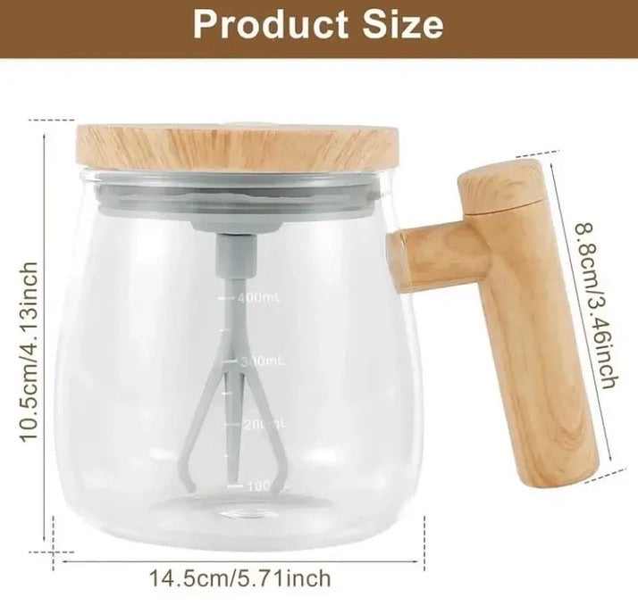 400ml Automatic Stiring Mug for Coffee Multipurpose