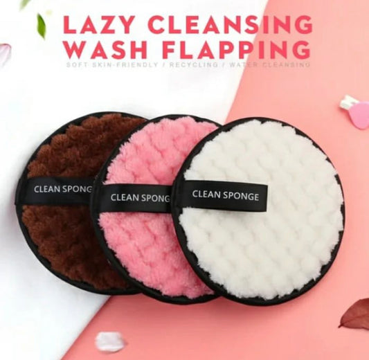 Soft Round Makeup Removing Pad (For All Skin Types)