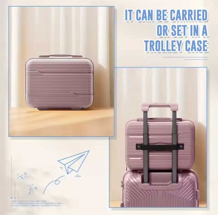 13 Inch Travel Pink Makeup Cosmetic Bag