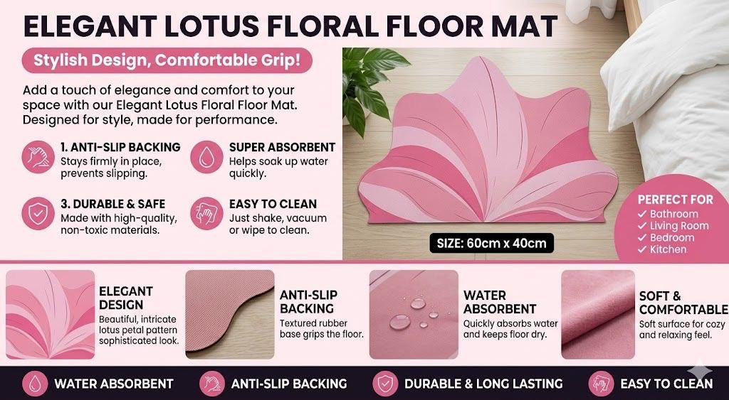 Super Absorbent Anti-Slip Matt