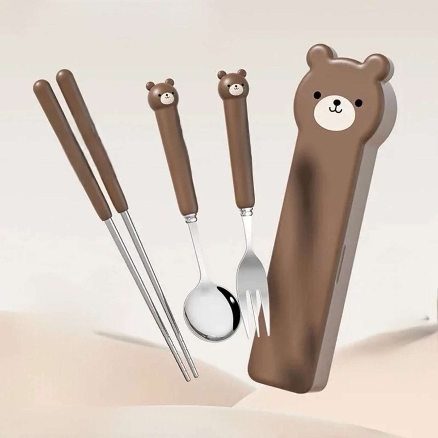 3 Pcs Set of Kids Travel Cutlery Set Best Quality