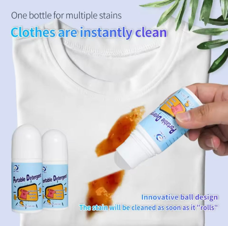 50ml Clothes Stain Rolling Ball Cleaning Detergent Remover