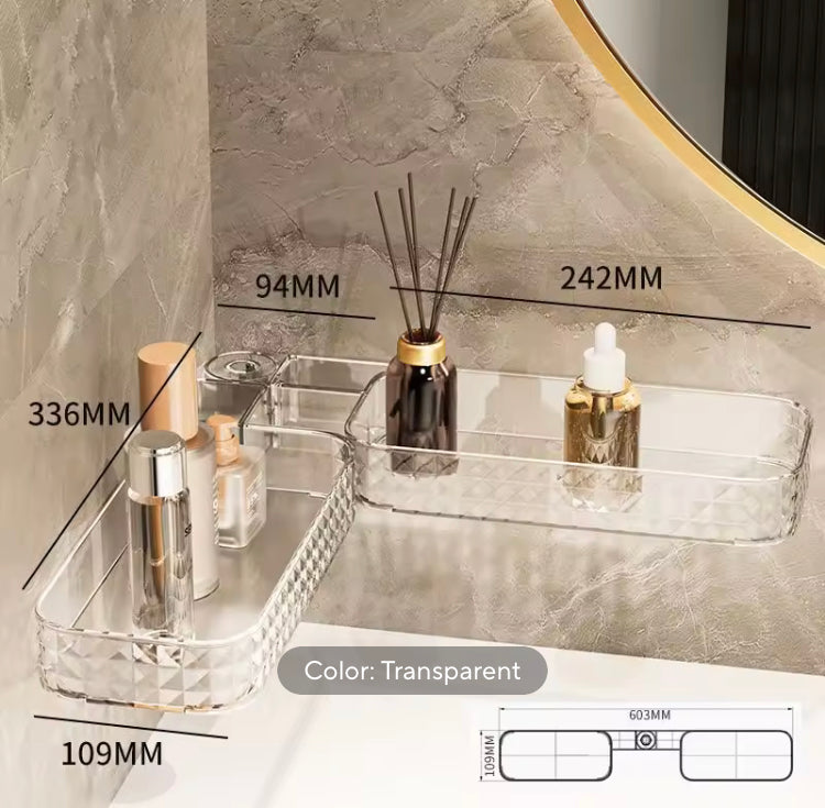 Multifunctional Wall Mounted Rotating Shelf