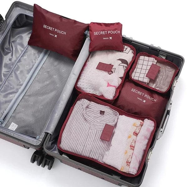 6 Pcs Large Capacity Travel Organizer Bags Set