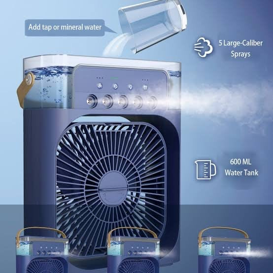 Aqua Breeze Hydro Cooling Portable Air Cooler with Led Lights (Electric Operated)