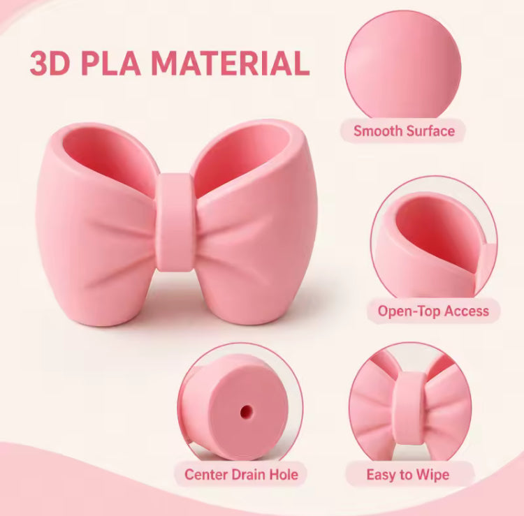 Cute Bow Shaped Brushes Multipurpose Holder