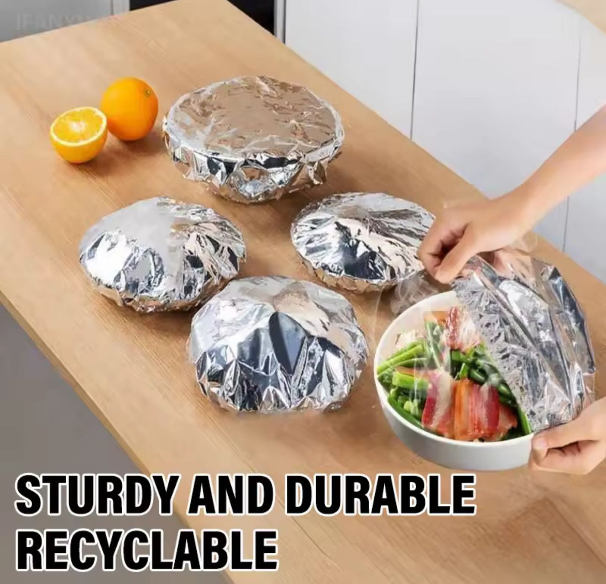 10 Pcs Set Food Preservation Aluminium Foil