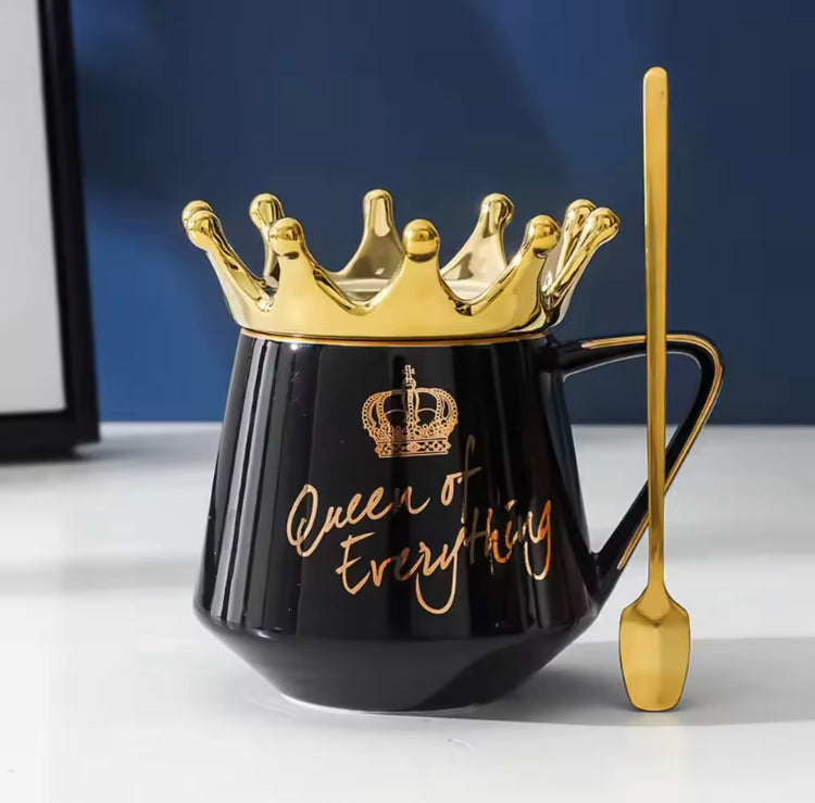 300ml Nordiac Crown Queen of Everything Ceramic Mug