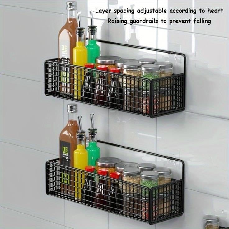 Wall Mounted Storage Rack Organizer