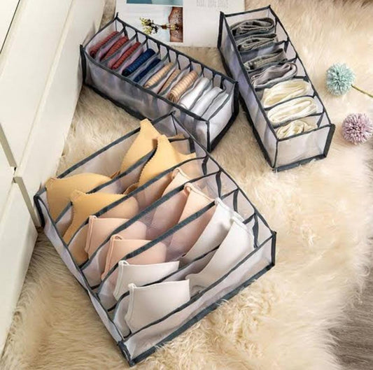 3 Pcs Set Closet Organizer Underwear Organizer For Wardrobe Clothes Organizers