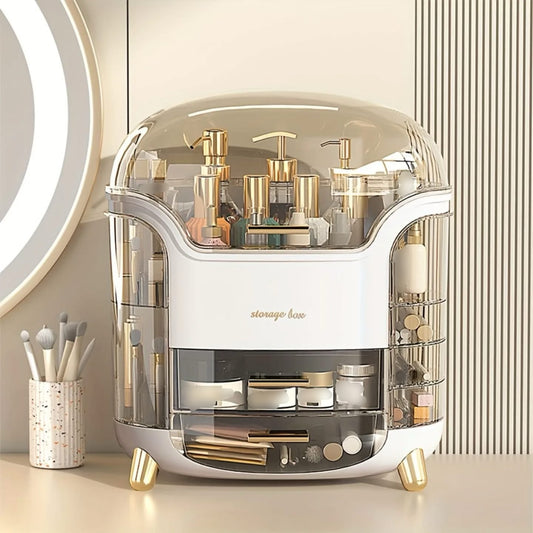 Luxury Large Capacity Multiple Compartments Makeup Cosmetics Organizer