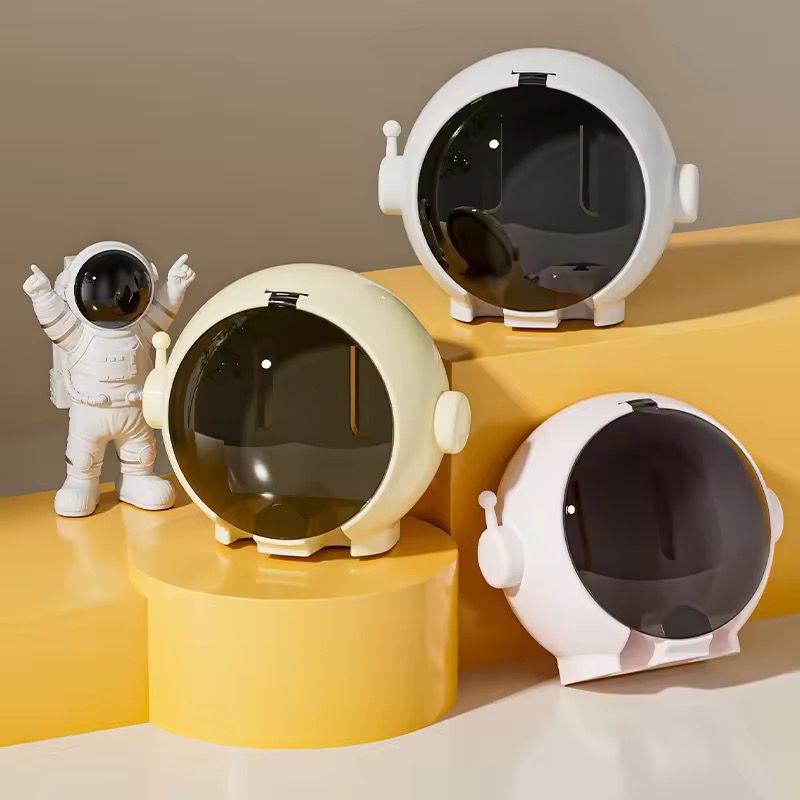 Wall Adhesive Astronaut Toothbrushes Holder