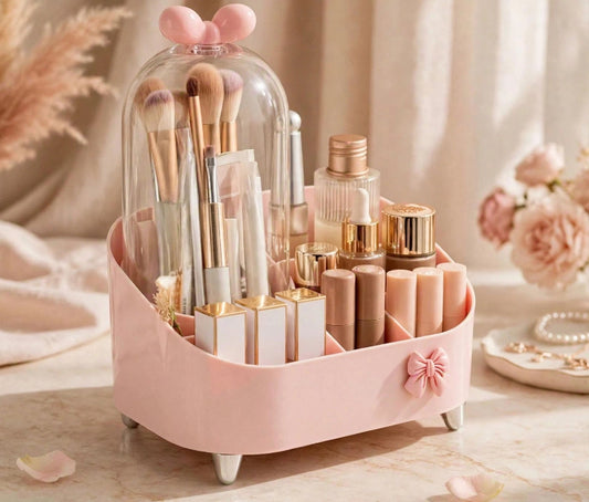 Bow Brushes Holder with Storage Tray