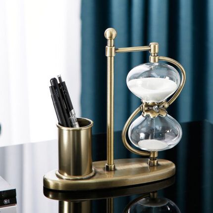 Metal Timer with Storage Holder