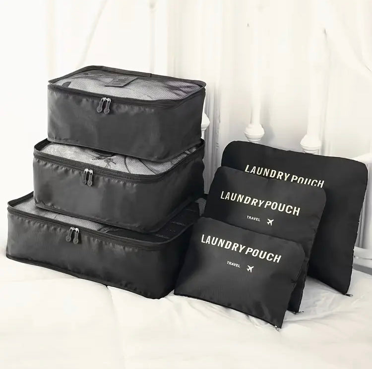 6 Pcs Large Capacity Travel Organizer Bags Set