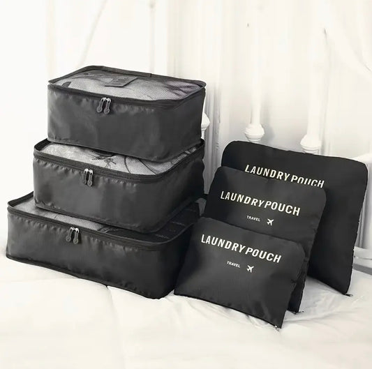 6 Pcs Large Capacity Travel Organizer Bags Set