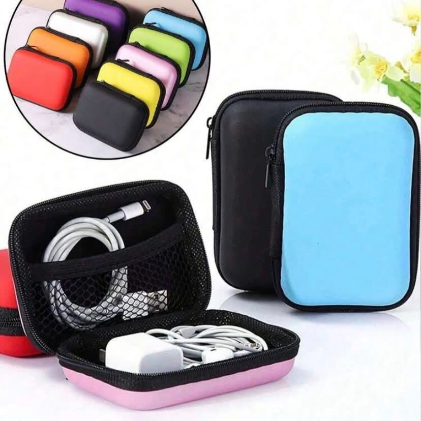 Portable Multipurpose Charger Cable Zipper Pouch